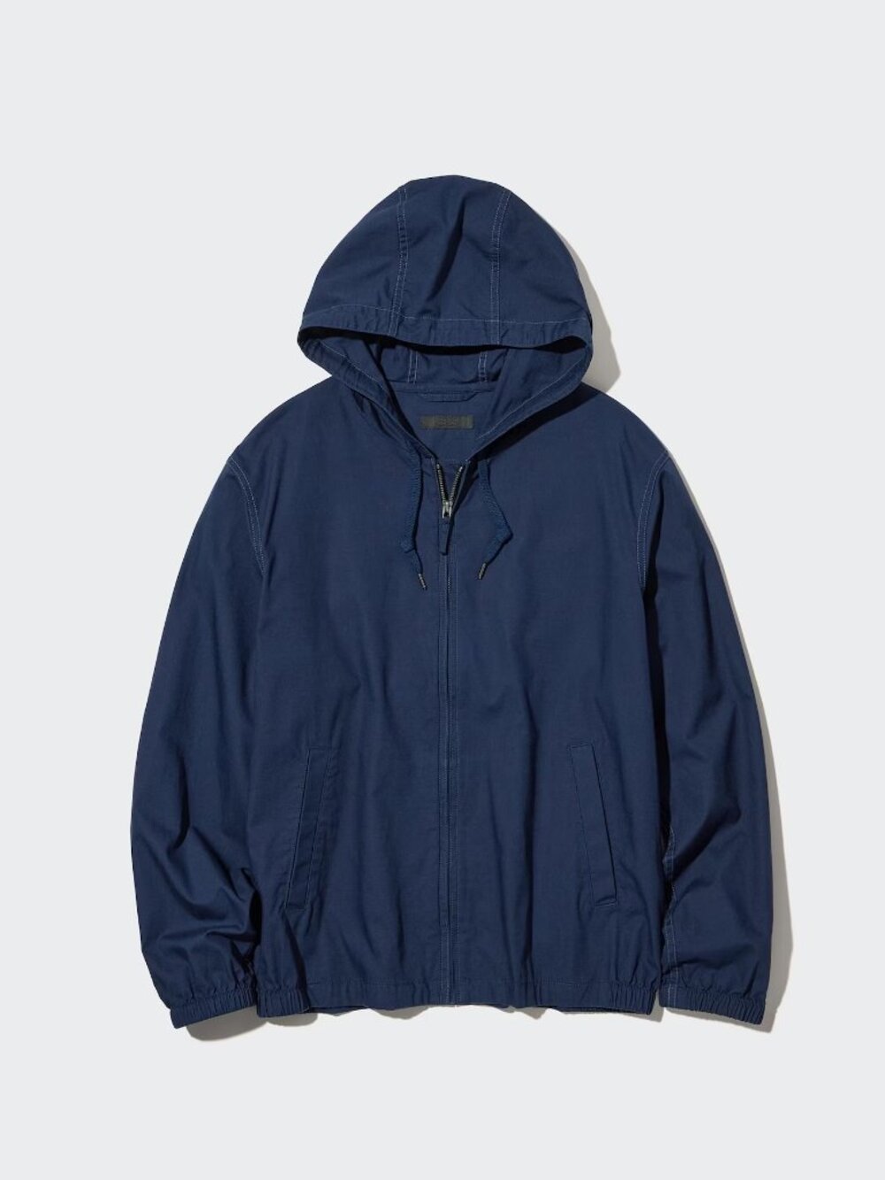 UNIQLO Unisex Size M Cotton Parka Full Zip Jacket Navy Product ID: 456991